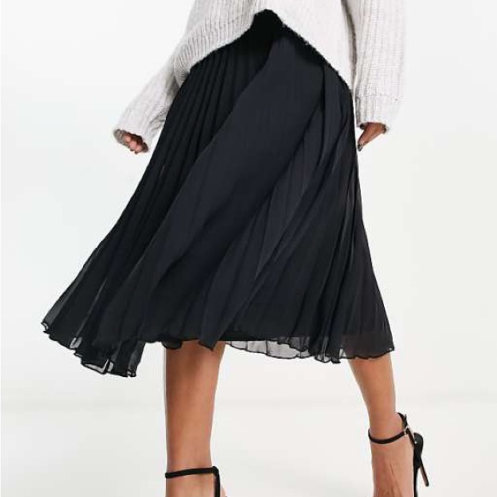 ASOS pleated skirt in midi length